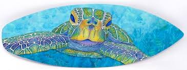 Sea Turtle Paintings Seashell Madness