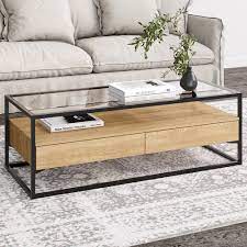Temple Webster Khanh Glass Coffee Table
