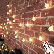 Shop 33 Ft 100 Led String Lights Waterproof Ball Lights Fairy Starry String Lights Plug In With Remote Timer For Home Party Overstock 28502462