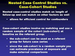 Design Options for Molecular Epidemiology Research within Cohort     Image   ff  Figure Organization of cohort and nested case control studies