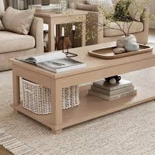 rectangle solid wood coffee table