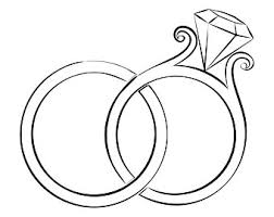 Wedding rings clipart black and white. Clipart Engagement Ring Logo