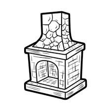 Old Fireplace With Stone Material Hand