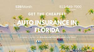 While financial responsibility laws are state mandated, more than 1 in 7 drivers on the road you might think that if you have an inexpensive vehicle you will pay lower rates on your auto insurance premiums. Cheap Car Insurance Quote In Florida Compare Auto Insurance Quotes