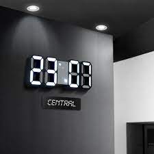 Digital Clock Sign Time Zone Led Clock