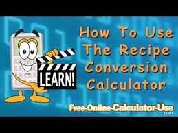 recipe conversion calculator