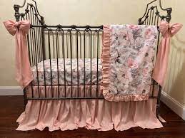 Baby Girl Crib Bedding Blush Rose Crib