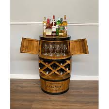 drinks cabinet irish whiskey barrel bar