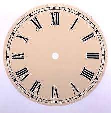 32in Watch Wall Clock Plastic Vintage