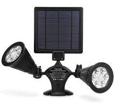 top rated outdoor solar spot lights off