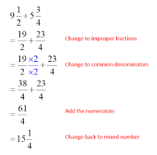 adding mixed numbers solutions