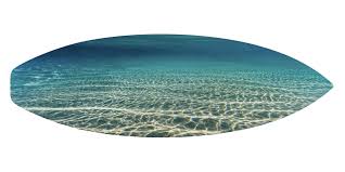 Ocean Textures Surfboard Art Kua