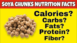 nutrition facts of soya chunks