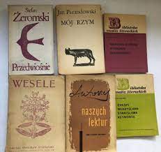 zestaw literatura Polska 6 książek 1958 BIBLIOTEKA - 9345451508 - oficjalne  archiwum Allegro