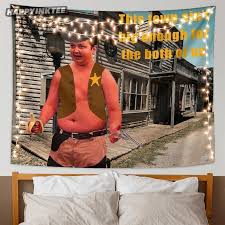 Gibby Western Cowboy Aesthetic Tapestry