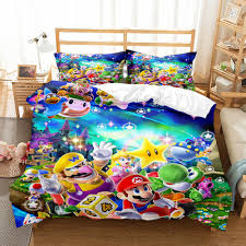 Super Mario Bedding Kids Single Double