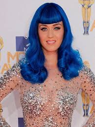 Katy perry twitter pack of her with blue hairs please? Hair Evolution Katy Perry