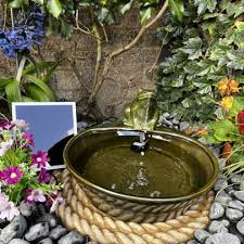 Ceramic Solar Water Features Outdoor