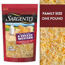 sargento shredded 4 cheese mexican