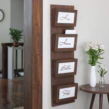 Diy Wall Mail Sorter Wall Organizer