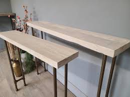 Narrow White Console Table Ready To