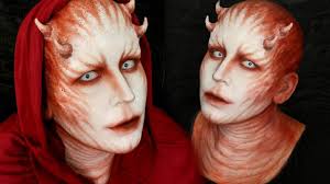 crimson demon makeup tutorial