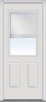 Plain Glass Metal Exterior Doors
