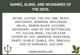 Uma guilda são jogadores de free fire que gostam de jogar juntos. 140 Names Slang And Nicknames For The Devil Find Nicknames