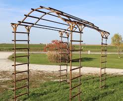 How to support climbing plants. Metal Patterson Pergola 11 Garden Tunnel Wedding Arch
