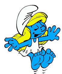 Smurfette feet