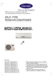 carrier 42kcr009713 installation manual