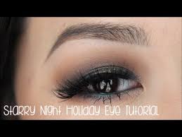 starry night eye tutorial holiday