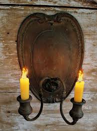 Country Wall Mounted Candles Jj