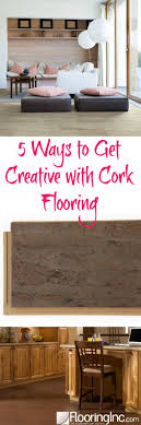 get creative with cork flooring