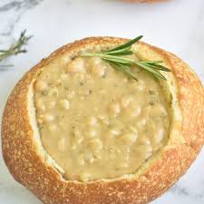 vegan white bean soup thyme love