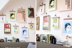 How To Hang Posters Without Frames
