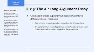 amstud the ap lang argument essay