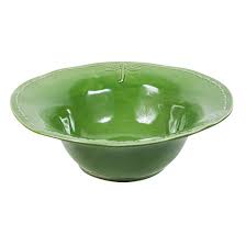 Dragonfly Stoneware Green Salad Bowl