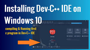 installing dev c ide on windows 10