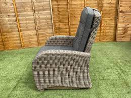 Brown Rattan Bistro Set Rocking