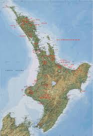 map of the north island te ika a māui