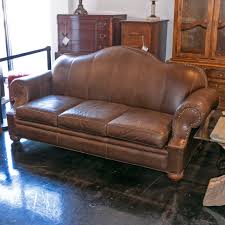lexington brown leather sofa