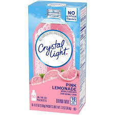 Crystal Light Pink Lemonade On The Go Drink Mix 10 0 13 Oz Packets Hy Vee Aisles Online Grocery Shopping