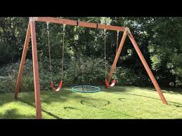 Build The Spider Wooden Swing Set