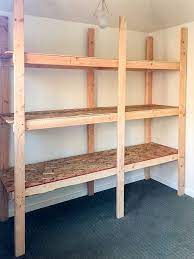 How To Build Storage Shelves For Less