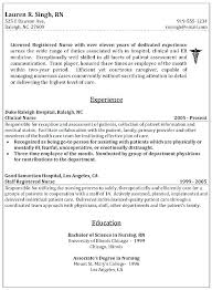 Nursing Resume Objectives Sample Nurse Resume Sample Nursing Resume