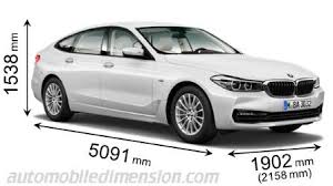Dimensions Of Bmw Cars Showing Length Width And Height
