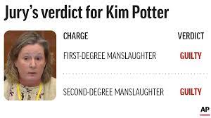 What was Kim Potter charged with in the ...