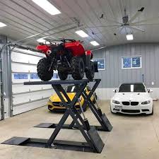 flush mount car lift concrete