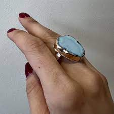 kazakhstani turquoise ring element 79